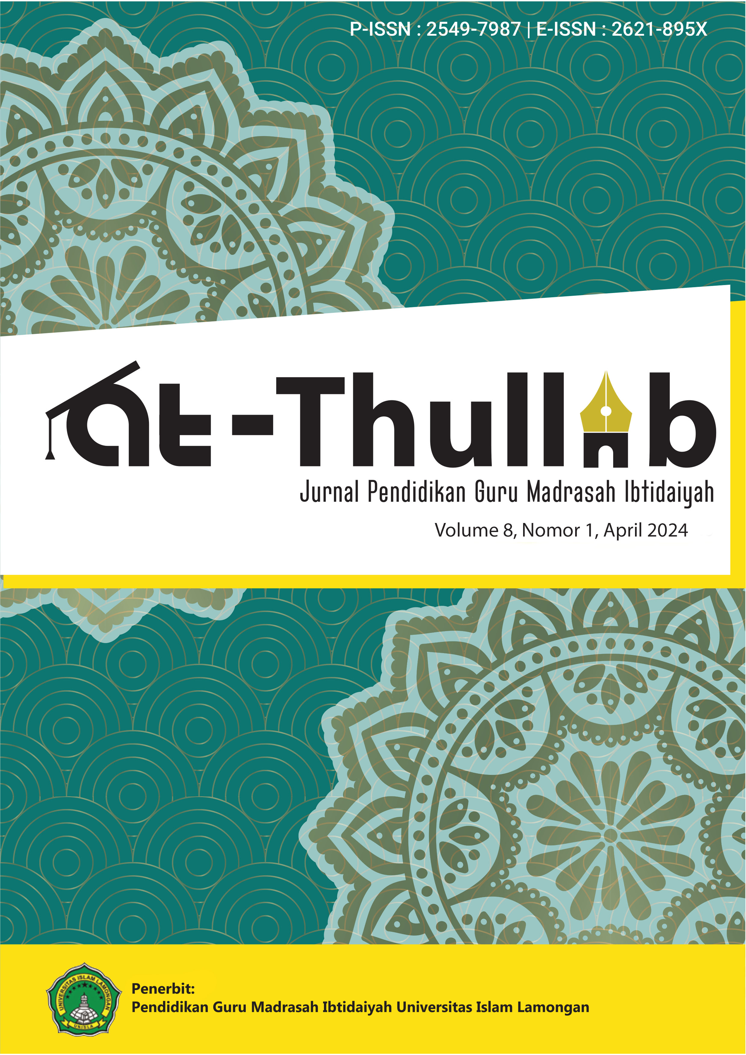 					View Vol. 8 No. 1 (2024): At-Thullab : Jurnal Pendidikan Guru Madrasah Ibtidaiyah
				